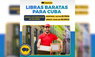 Aprovecha los miércoles de octubre con libras baratas para enviar paquetes a Cuba