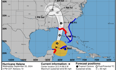 Huracán Helene podría alcanzar la categoría 4 antes de impactar el norte de Florida