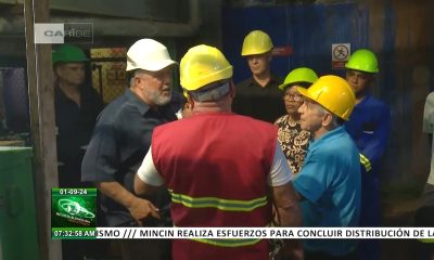 Manuel Marrero supervisa reparaciones en la Guiteras ante crisis energética en Cuba