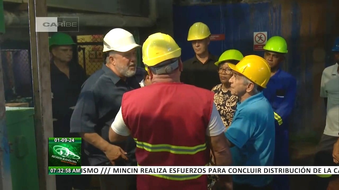 Manuel Marrero supervisa reparaciones en la Guiteras ante crisis energética en Cuba