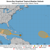 Onda tropical avanza hacia el caribe con baja probabilidad de desarrollo ciclónico