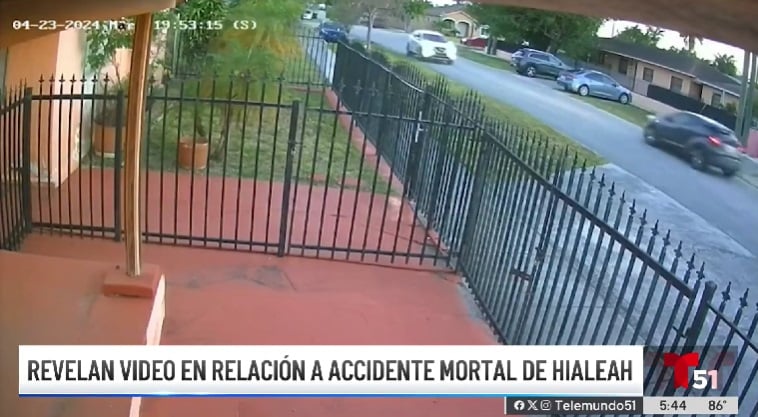 Revelan video del accidente que causó la muerte de tres cubanas en Hialeah