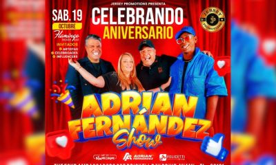 Adrián Fernández Show, aniversario en Flamingo Theather Bar en Miami