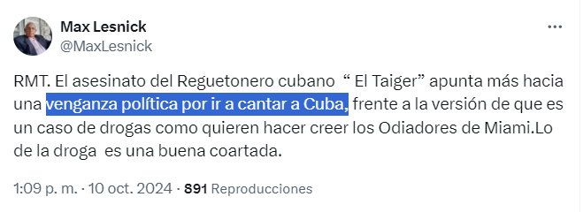 Afines al gobierno culpan a la “mafia de Miami” por el asesinato de El Taiger (2)