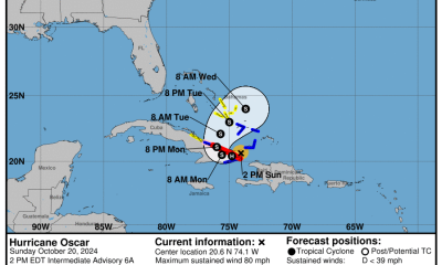 Alarma Ciclónica en cinco provincias de Cuba por la amenaza del huracán Óscar