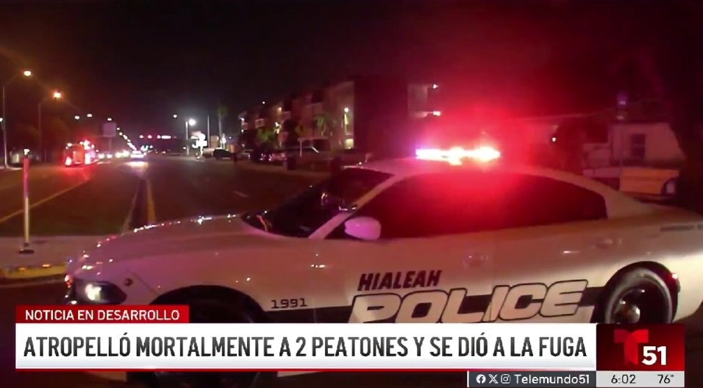 Buscan al responsable de un atropello mortal en una calle de Hialeah (1)