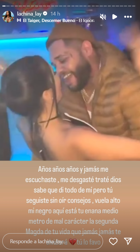 La China Lay se despide de El Taiger