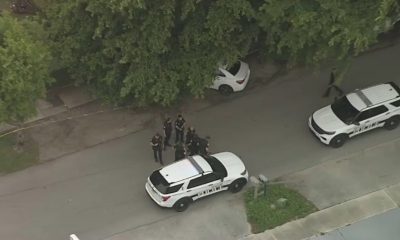 Despliegue policial en un vecindario de Hialeah a causa de un tiroteo (1)