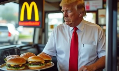 Donald Trump se va a trabajar en McDonalds