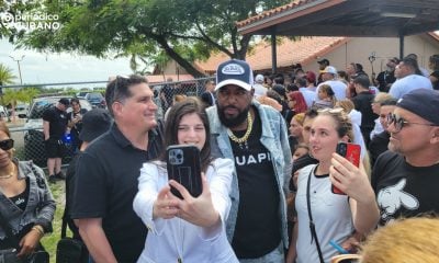 El Micha en el funeral del Taiger
