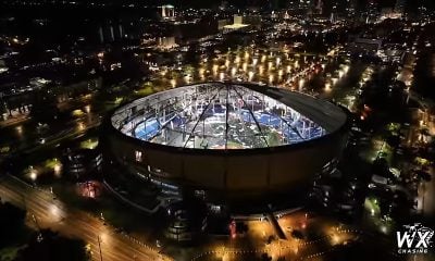 Huracán Milton destruye el techo del Tropicana Field en St. Petersburg