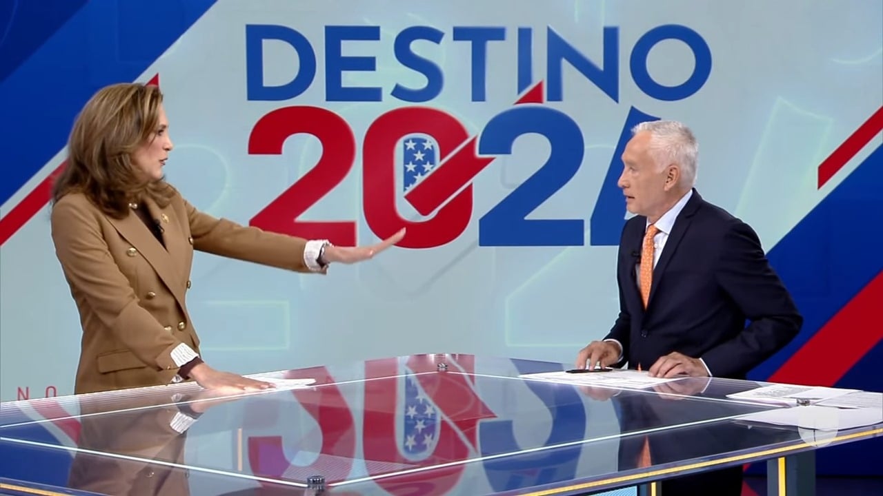 María Elvira Salazar explota frente a Jorge Ramos “Los demócratas jugaron con nosotros por 35 años”