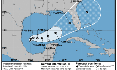 Proyectan impacto de huracán en Tampa para el miércoles 16 de octubre