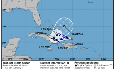 Tormenta tropical Oscar impactará en el oriente de Cuba