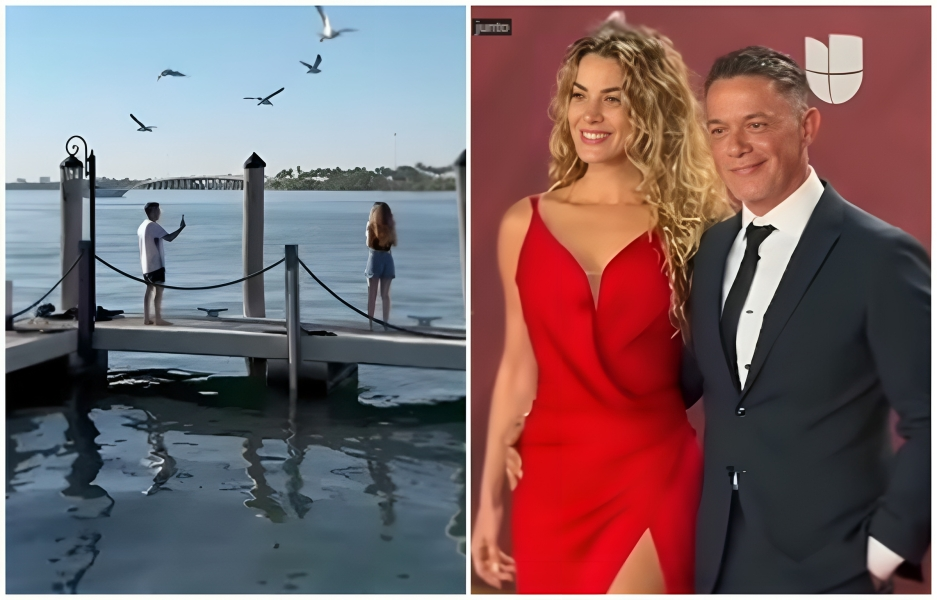 Alejandro Sanz y Candela Márquez