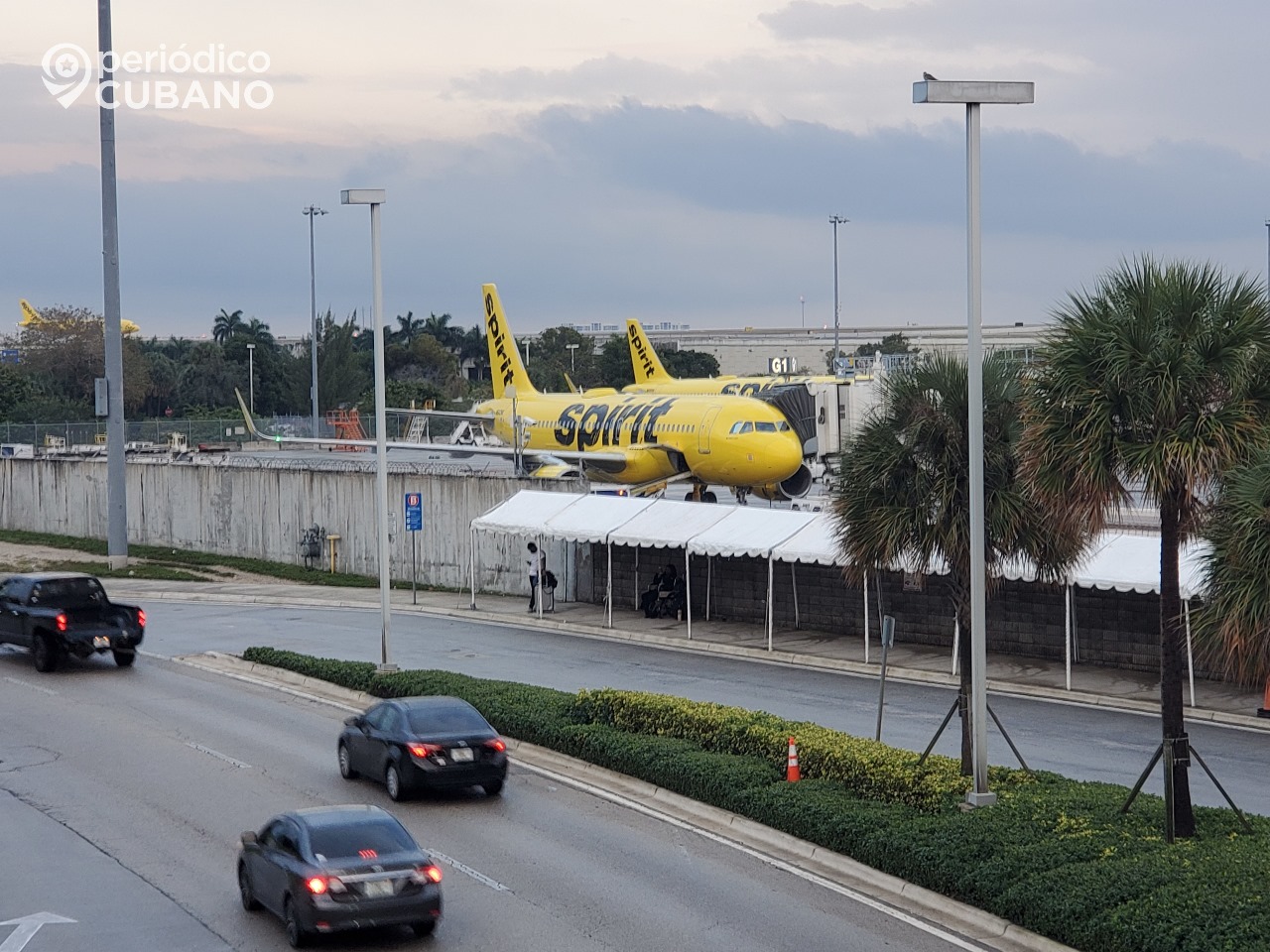 Avión de Spirit Airlines aterriza bajo disparos tras despegar de Fort Lauderdale hay heridos