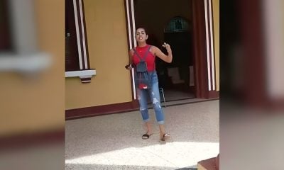 Contundente protesta de madre cubana en Baracoa por falta de electricidad en su hogar (1)