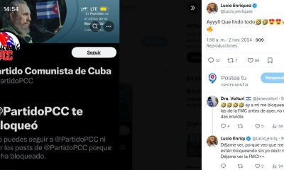 El Partido Comunista de Cuba bloquea de forma masiva a activistas en X