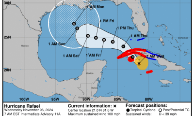 Huracán Rafael llegará como categoría 3, la mitad de Cuba en fase de Alarma