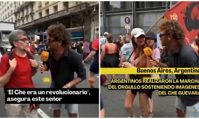 Imagen del Che Guevara en marcha del orgullo gay en Argentina desata debate en redes sociales