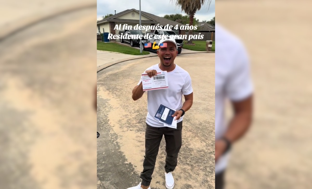 Migrante cubano le llega la Green card tras cuatro años en EEUU