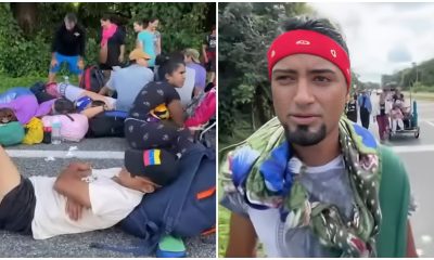 Migrante en caravana por México “vamos a cruzar antes que él (Trump) llegue”
