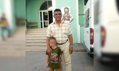 Niño con factura de cráneo durante el impacto del huracán Oscar regresa recuperado a su hogar