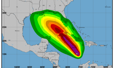 Se forma oficialmente la tormenta tropical Rafael, será huracán ante de impactar a Cuba