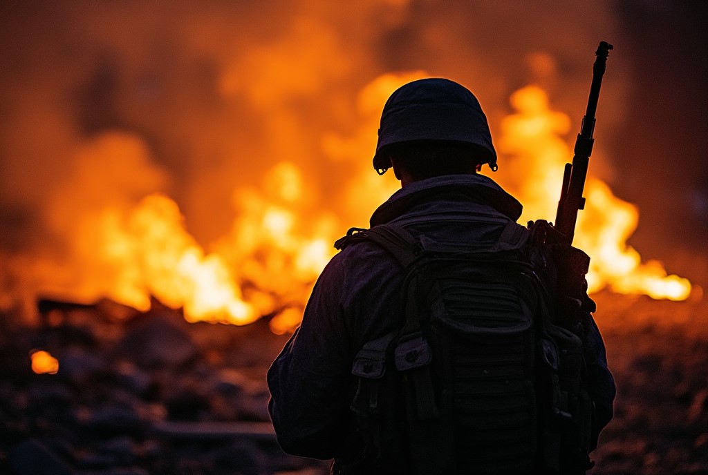 Soldado en Ucrania