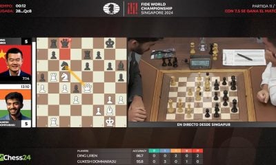 Campeon mundial de ajedrez se equivoca