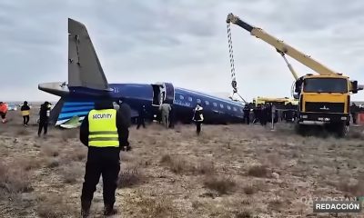Director de aviación civil de Rusia ofrece versión sobre el accidente de Azerbaijan Airlines (1)