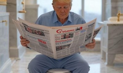 Donald Trump Leyendo el Granma