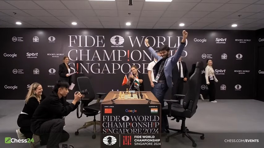 El indio Dommaraju Gukesh se convierte en el campeón mundial de ajedrez más joven de la historia