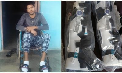 Joven de Contramaestre volverá a caminar gracias a donación de un aparato ortopédico desde Miami (1)