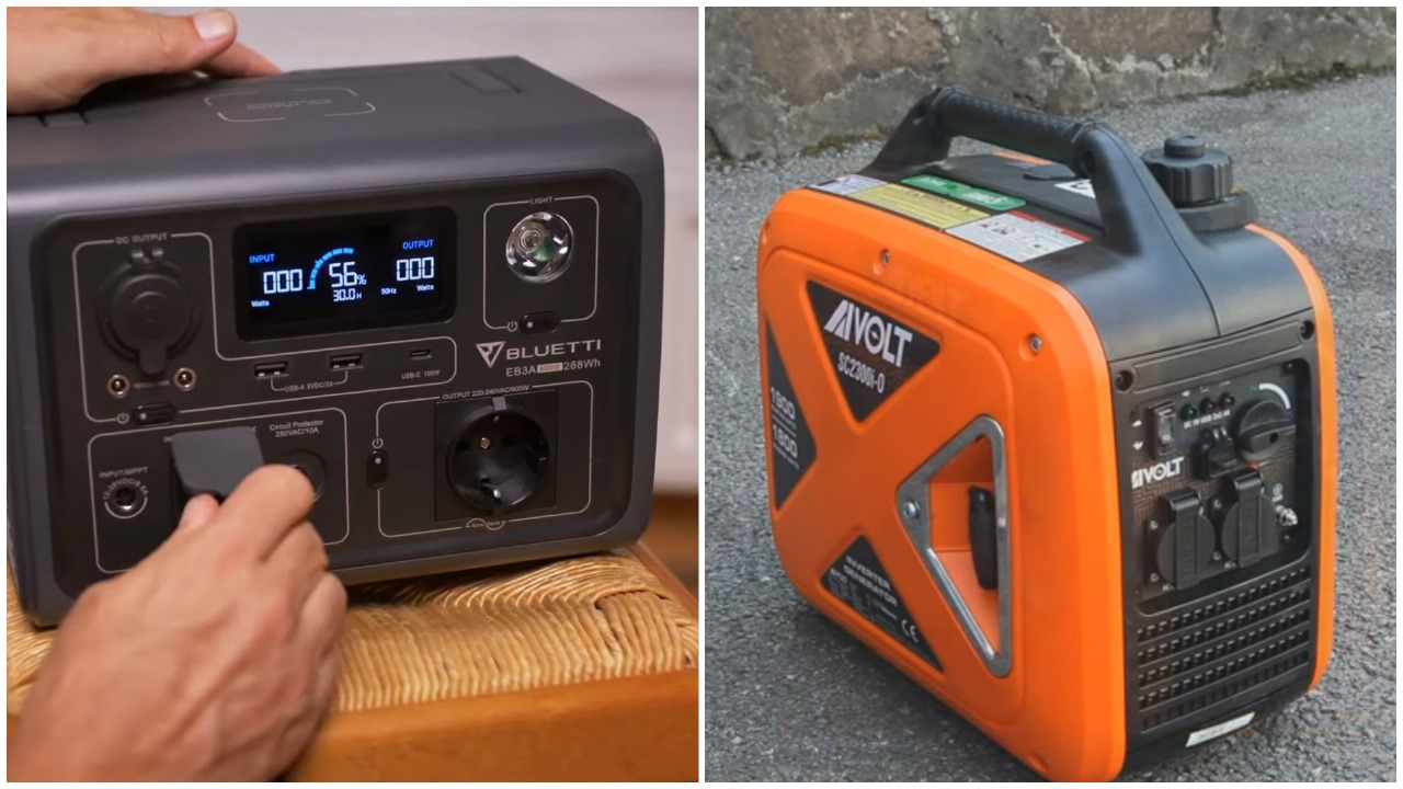 Plantas eléctricas de gasolina o de batería de litio