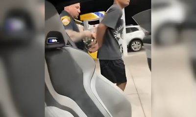 Policías de Opa-Locka arrestan a conductor por adornar con luces navideñas su vehículo (1)