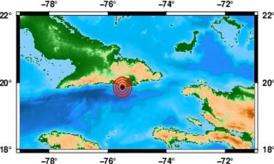 Reportan sismo perceptible en las provincias de Guantánamo y Santiago de Cuba (15)