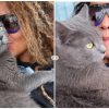 Seidy La Niña y su gato