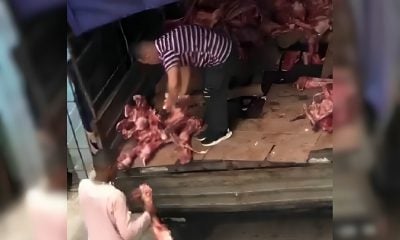 Venden huesos al pueblo convocado a marchar con el presidente Díaz-Canel (1)