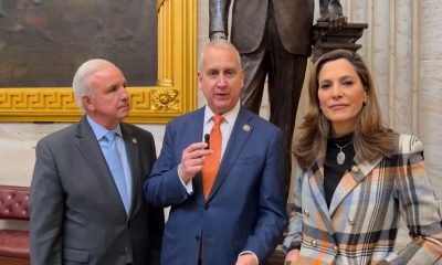 Carlos Giménez, Mario Díaz-Balart y María Elvira Salazar