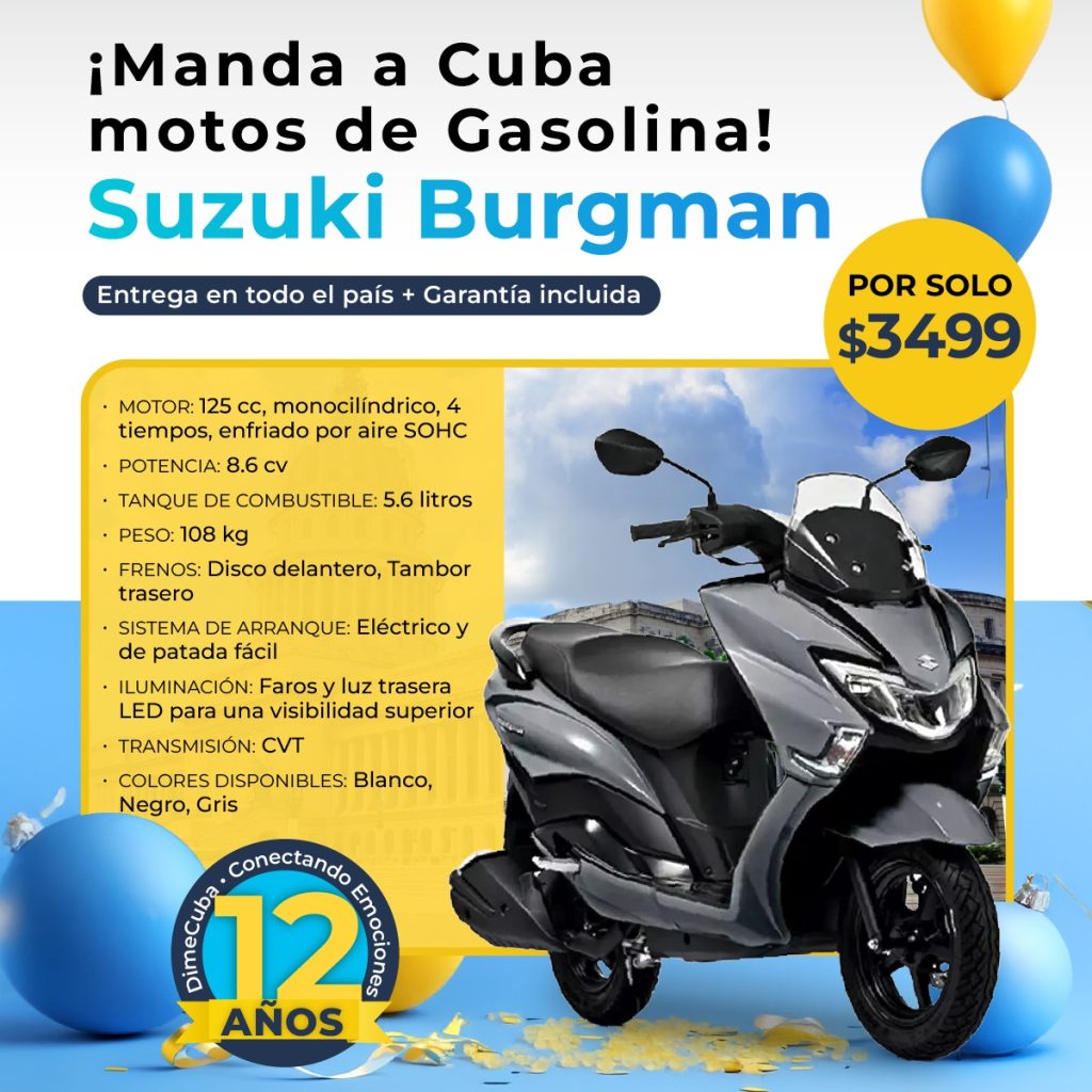 Descubre el nuevo modelo de motocicleta premium de gasolina para enviar a Cuba4