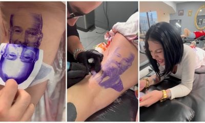La Diosa se tatuó el rostro de Alexander Otaola