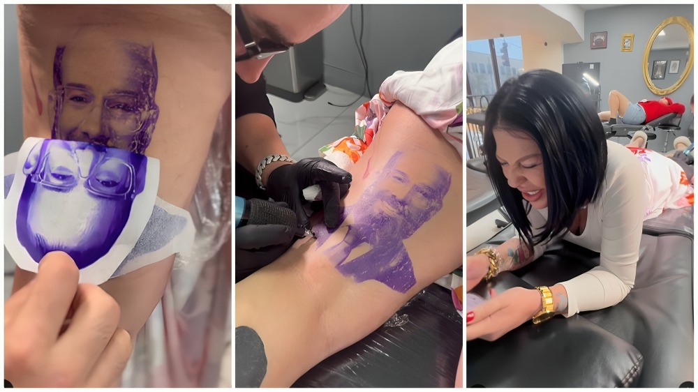 La Diosa se tatuó el rostro de Alexander Otaola