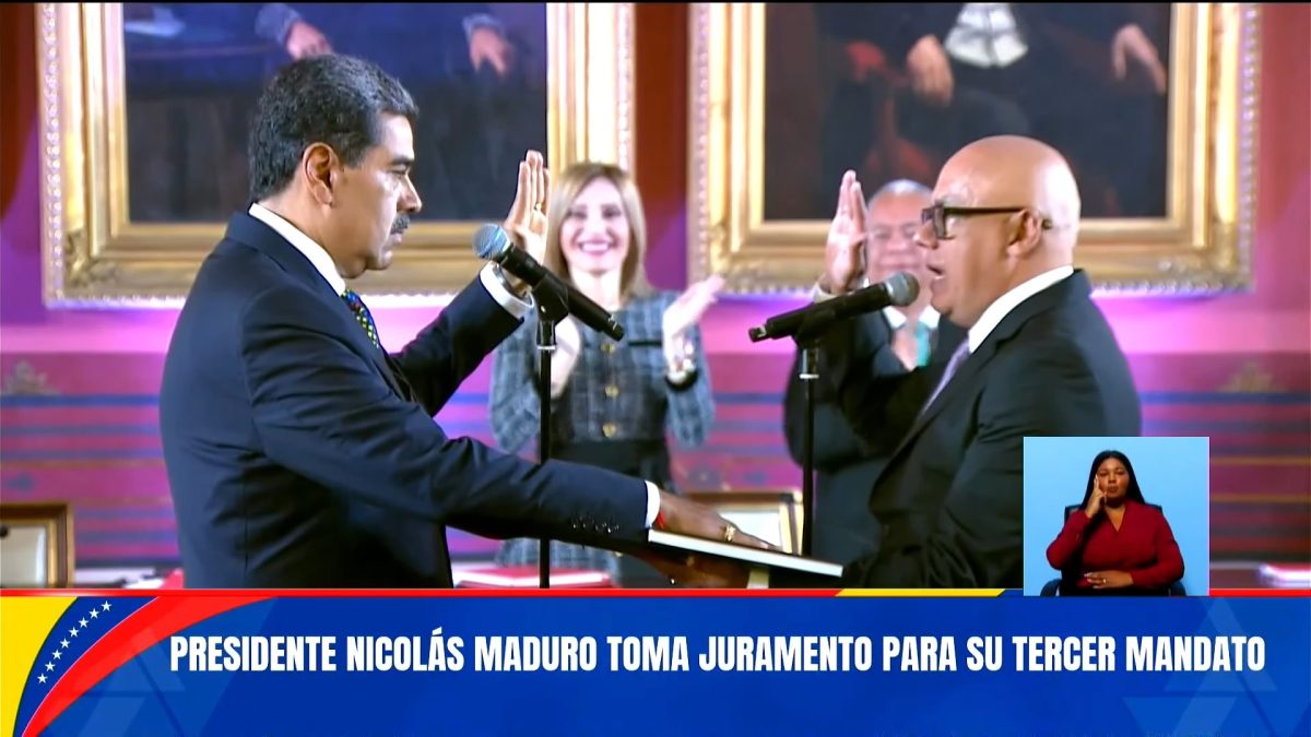 Maduro asume tercer mandato en Venezuela bajo acusaciones de fraude y aislamiento internacional