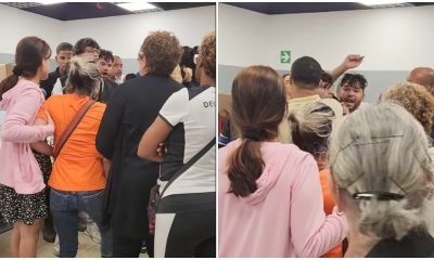 Pelea en el interior del supermercado de 3ra y 70