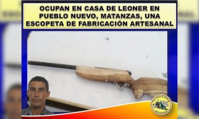 Policía cubana confisca una escopeta de fabricación casera a un hombre con antecedentes penales