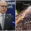 Protestas masivas en Serbia provocan la dimisión del primer ministro Milos Vucevic