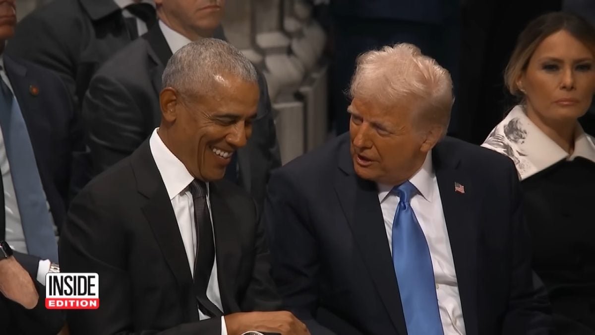 Trump revela detalles sobre las risas con Obama en medio del funeral de Jimmy Carter
