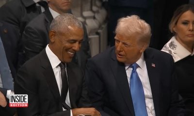 Trump revela detalles sobre las risas con Obama en medio del funeral de Jimmy Carter