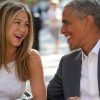 Jennifer Aniston y Barack Obama
